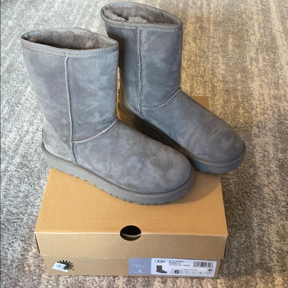 UGG Shoes - UGG Classic Short II Boot - Grey